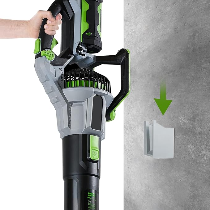 Leaf Blower Wall Mount Holder Compatible with EGO 765 CFM Power+ LB7654 & LB7650 Leaf Blower, Wall Mount Holder Bracket for Leaf Blower Storage