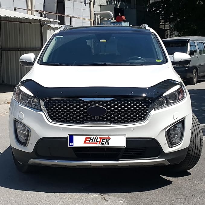 Hood Deflector Guard Fits Kia Sorento 2016-2020 | Bug & Bonnet Shields, Protects from Particles & Bug, All Weather - Durable - Easy assembly without Drill