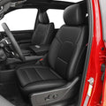 AOMSAZTO Custom Fit Truck Seat Covers for Dodge Ram 1500(2009-2018) & 2500(2010-2018) Car Seat Covers Limited Faux Leather Full Set Car Interior Accessories Black