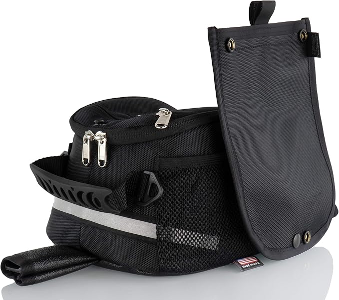 409M Magnetic Tank Bag - Water-Resistant, Tear-Resistant, Industrial Grade Ballistic Nylon with Anti-Scratch Rubberized Polymer Bottom, Super Strong Neodymium Magnets