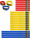 Quick-Straps by Wrap-It Storage - Assorted 20-Pack Multicolor - Hook and Loop Hose and Cable Organizers