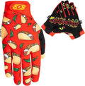Saints of Speed Dirt Bike Gloves – Motocross, Mountain Bike, Motorcycle, BMX, Jetski, Sim, Karting, Airsoft, Paintball, Driving & Racing Bike Gloves + Phone & Touch Screen Capable