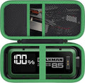 Aenllosi for HULKMAN Alpha85/Alpha85S/Alpha Pro Jump Starter Hard Carrying Case, Black+Green (Case Only)