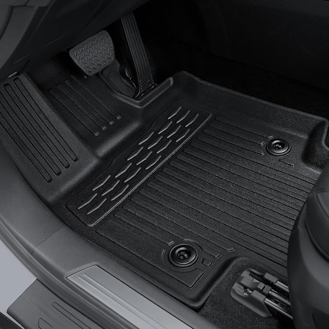 Floor Mats Set for 2023-2025 Lexus RX350/RX350H/RX500h(Not for RX450h & PHEV) Accessories, All Weather Floor Mats with Cargo Mat TPE - Includes Backrest Protectors & Door Sill Guards