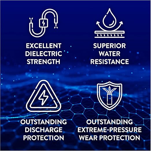 Dielectric Grease, 2 Oz. Tube | Waterproof Dielectric Silicone Grease for Electrical Connectors, Switches, and Sensors | Safe High Temp Grease & Multipurpose Electric Grease