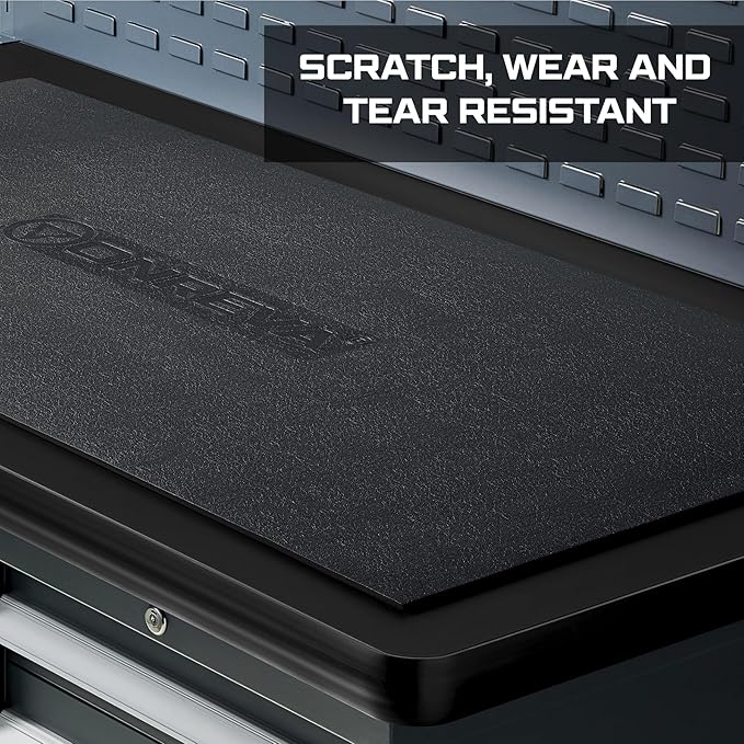 Workbench Mat 24X48 Inches, EVA Work Mat, Protect Your Work Bench Top, Heavy Duty Pad for Tool Box Top, Table, Tool Station, Rolling Cabinet Cart Cover Liner Matt, 48"X24" 5mm Thick