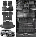 Rongtaod Floor Mats Compatible with 2023 2024 2025 2026 Honda CRV Trunk Liner Cargo Liner Cargo Mat Back Seat Cover Protector CR-V Accessories (Fit Lower Deck,Backrest Mats+Trunk Mat+Floor Mats)