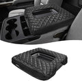 Center Console Cover for 2014-2018 Chevy Silverado & GMC Sierra 1500 2500 3500, Vinyl Leather Interior Accessories, Car Armrest Protector, Jump Seat, Anti-Scratch, Black
