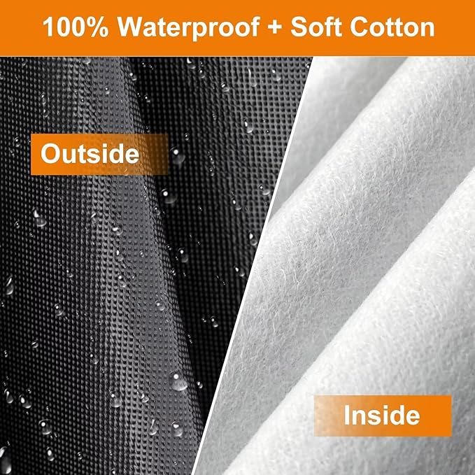Kayme Truck Cover Custom Fit Chevy Silverado 1500(2018-2025) Regular Cab SB. Full Exterior Heavy Duty Outdoor Pickup Truck Car Cover Waterproof All Weather.Car Tarp for Wind Sun Dust Protection.
