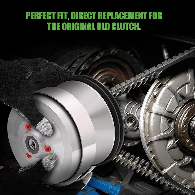 10L0L Golf Cart Drive Clutch for Club Car DS (1997-2015) & Precedent (2004-2015) | Compatible with FE290 & FE350 Engines | Direct Replacement OEM 1018339-02 & 1018329-02