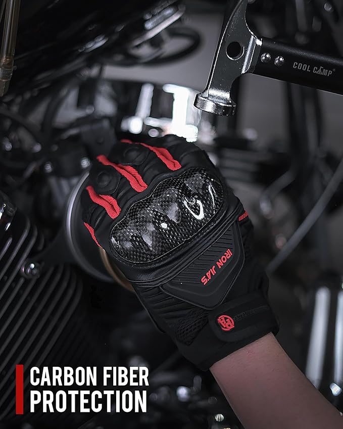 Motorcycle Gloves Touch Screen for Men Women Padding Hard Knuckle Cycling Motorbike ATV Hiking Riding Climbing Glove