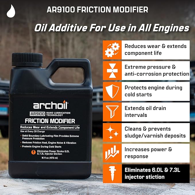 Archoil Ultimate Diesel Kit - AR9100 Friction Modifier (16oz) + AR6500 Diesel Treatment (40oz) + AR6400-D Diesel Fuel System Cleaner (12oz)