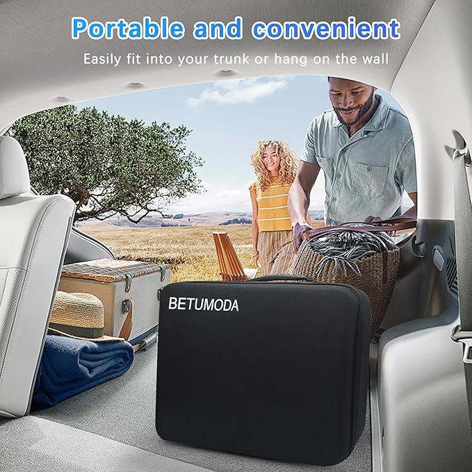 Level 2 EV Charger, 32 Amp, Portable Charger for Home and J1772, 25ft Cable, 240V, Charging Stations with LED Display, NEMA14-50 Plug, Current Adjustable.(Tesla Need Adapter)