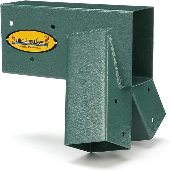 Eastern Jungle Gym Easy 1-2-3 A-Frame Swing Set Bracket Heavy Duty for EZ, Simple Install - DIY Swing Set Parts Green