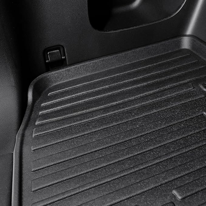 Cargo Mat for 2025 Hyundai Santa FE, All Weather TPE Cargo Mat with Backrest Mat Rear Cargo Liner Protection for Hyundai Santa Fe Calligraphy Accessories (Fit Hybrid and Fuel) 2024 2025
