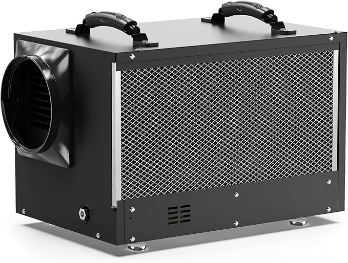 ALORAIR 120 PPD Commercial Dehumidifiers with Pump and Hose, Crawl Space Basement dehumidifier, Industry Water Damage Unit, Compact, Portable, Auto Defrost, Memory Starting