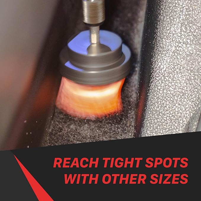 Maxshine M8 Medium-Duty Upholstery Carpet Brush with Drill Attachment - Removes and Scrubs Grime, Stains, and Spots from All Types of Upholstery and Carpets in Leather and Fabric (2")