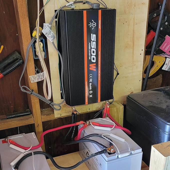 5500 Watt Inverter 5500W Inverter 12V to 110V/120V Power Inverter Truck RV Solar Power Inverter 5000 watt Inverter 12V to 110V Converter with LCD Display