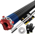 Garage Door Torsion Spring 283x2x37 Torsion Springs for Left Side of Garage Door with 1" Steel Bearing, Gloves, and Winding Bars Precision E-Coating 5-Year Warranty Minimum 30,000 Cycles (Red Cone)
