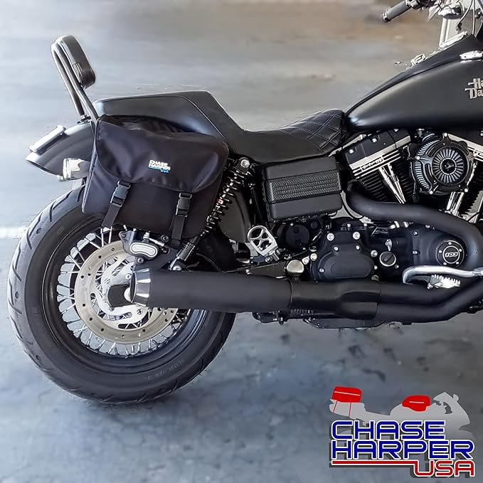3775 Roadtripper Pack - 3775 Phoenix Saddle Bags and 4800 Strap Mount Tail Trunk - Water-Resistant, Tear-Resistant, Industrial Grade Ballistic Nylon