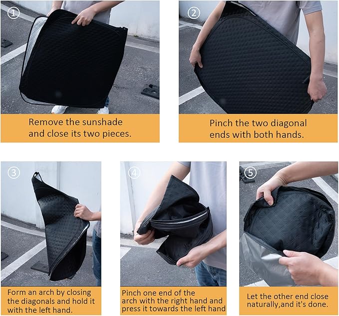 Car Windshield Sun Shade 5 Layers Thick for Mercedes-Benz GLE SUV 2020-202 2025 - Front Window Sunshade Sun Visor Accessories - Protector for GLE300 GLE350 GLE450 Vehicle Reflect UV Sun and Heat