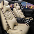 Car Seat Covers for Chrysler Pacifica 2004-2025, Stylish Sport Seat Cover, Premium Nappa Leather Car Seat Cover. Automobile Seat Covers Sets.(Luxury 2 Seats/Beige)