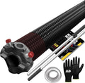 Garage Door Torsion Spring 234x2x30 Torsion Spring for Right Side of Garage Door with 1" Steel Bearing, Gloves, and Winding Bars Precision E-Coating 5-Year Warranty Minimum 30,000 Cycles (Black Cone)
