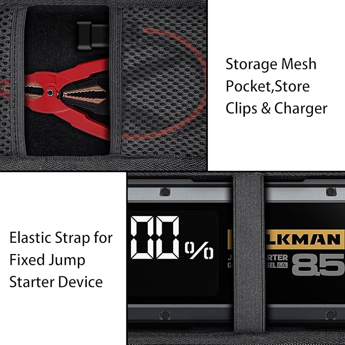 Aenllosi for HULKMAN Alpha85/Alpha85S/Alpha Pro Jump Starter Hard Carrying Case (Case Only)