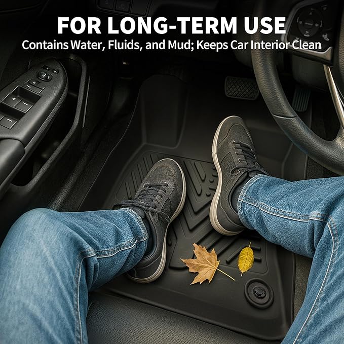 YITAMOTOR Floor Mats & Cargo Liners Fits for 2025 2026 Chevy Equinox (Not for EV), All Weather TPE Rubber Car Automotive Floor Mats Trunk Liner for Chevy Equinox Accessories