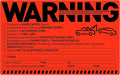 Easykart Labels 50 Parking Violation Notice Tow Stickers for Car Vehicle Private Warning - Adhesive Car Window Fluorescent Labels