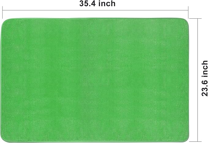 JOYMOOP Car Dry Towel, Quick Drying, Medium Size, Polyester Fiber & Polyamide Fiber, Green, 35.4 x 23.6 Inches, 1 Pack for Boates, RVs, SUVs, Trucks, Cars