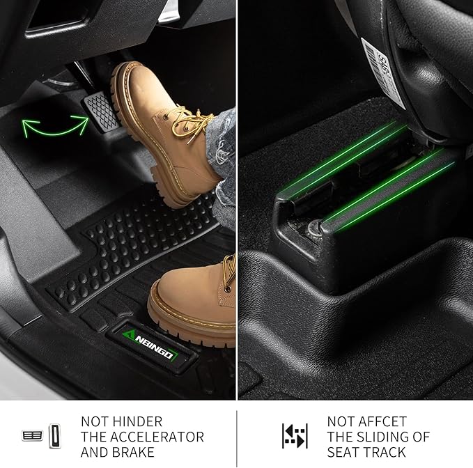 ANBINGO®-Floor Mats for Mazda 3 2025-2019 All Weather Protection TPE Anti-Slip Car Full Set Floor Liners Custom Accessories
