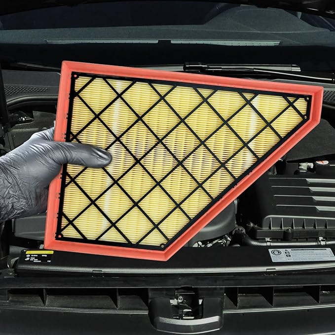 Engine Air Filter JM2332 Fits for Enclave 2018-25, XT5 2017-25, XT6 2020-25, Blazer 2019-25, Traverse 2018-25, Acadia 2017-25, Replacement for 23321606, CA12166