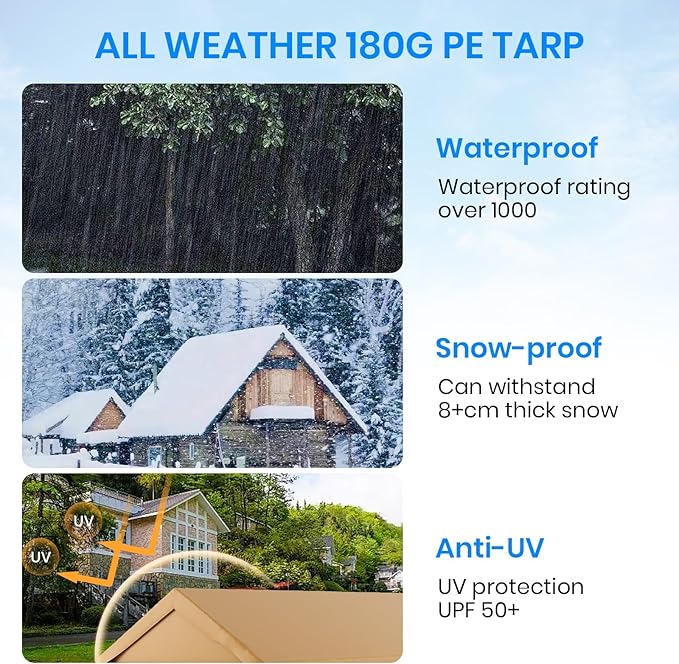 Carport 12x20 FT Heavy Duty, Outdoor Portable Garage with Removable Sidewalls & Doors, Waterproof, UV-Resistant Canopy Shelter for Vehicles, Boats, RVs, Trucks, All-Season Car Port,Yellow
