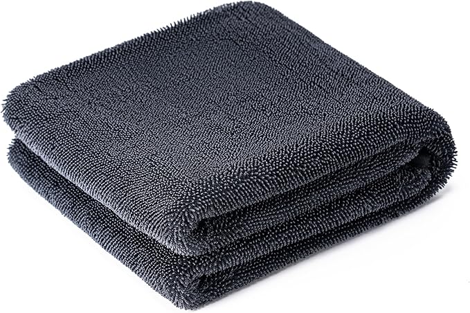 CADONO Large Microfiber Car Drying Towel, Ultra Absorbent Microfiber Cleaning Cloth for Cars, No Streaks, Scratches, or Water Spots (36"x 24")