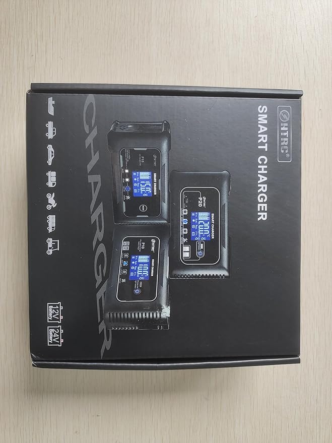Haisito: 20A 12V/24V Smart Battery Charger –Automatic Maintainer, Trickle Charger & Desulfator with Overcharge Protection & Temperature Compensation – for Lead-Acid,LiFePO4 & Lithium Batteries