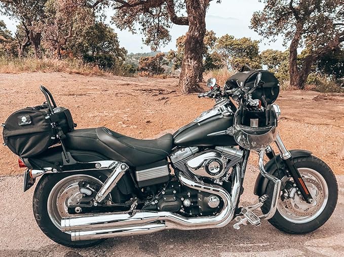 TUBE motorcycle travel luggage, made of waterproof Cordura, 6.6 gallons capacity, motorcycle seat/rack/sissy bar bag