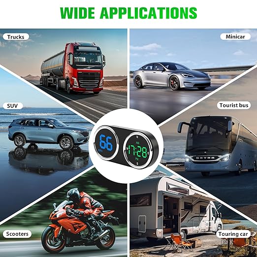 GPS Digital Speedometer for Car MPH, Universal HUD Speed Meter with LED Large Font, Plug Play for Car Truck Motor SUV Golf Cart All Vehicles (Colorful MPH KM/H Speedometer)