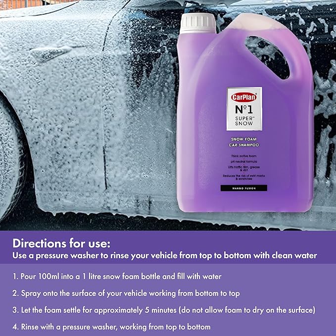 No.1 Super Snow Car Shampoo, 69 Fl Oz
