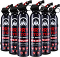 6 Pack Dry Powder Fire Extinguisher - Portable Dry Chemical Fire Extinguisher for Home, Car, Garage, Kitchen - Works on Electrical, Grease and More