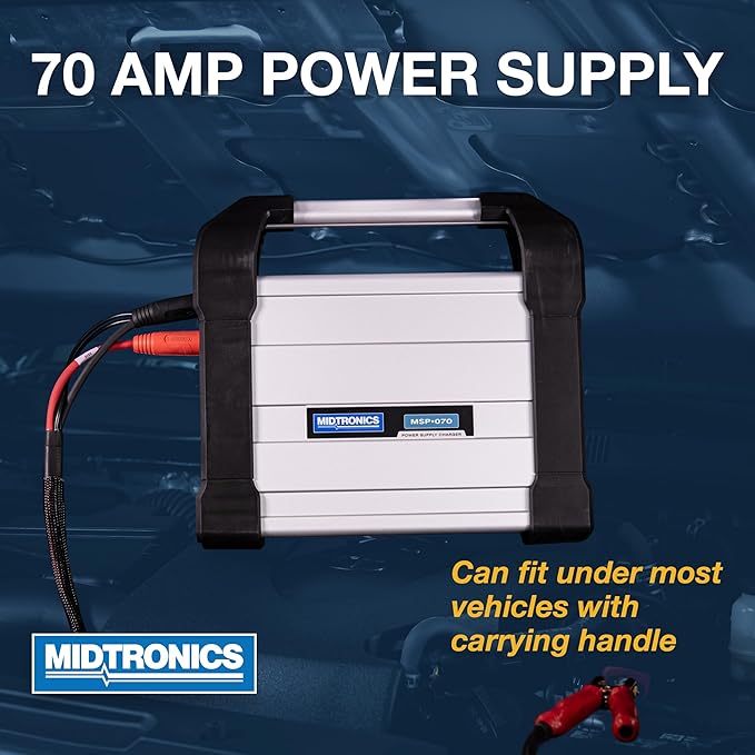 Midtronics MSP-070-Automotive Power Supply Charger & Battery Management Process-Reliable Power for Charging & Maintaining Battery State of Charge