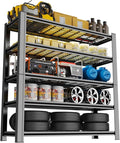 Garage Shelving,Heavy Duty 5-Tier Wire Shelving Unit - 72" H x 35.4" W x 15.7" D, 2500 lbs Load Capacity Storage Shelves,Adjustable Metal Shelves for Garage, Kitchen, and Pantry Storage