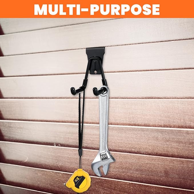 12 Pack Slatwall Hooks Heavy Duty Slatwall Accessories Garage Slatwall Hooks and Hangers Small U Hook