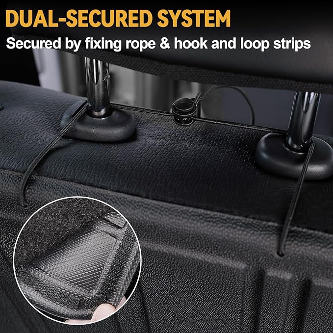 Floor Mats Set for Honda HR-V 2026 2025 2024 2023(Hybrid & Gasoline), Full Coverage All Weather Floor Mats Cargo Mat with Backrest Protectors & Door Sill Guards for Honda HRV Accessories