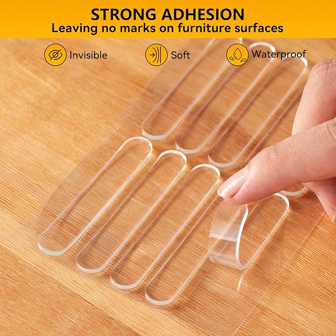 10pcs,Wall Bumpers,Door Stoppers,Furniture Bumper,Silencing pad,Anti collision pad,Using for Refrigerator door,Entrance doors,Cabinet doors,Toilet covers,Table corners(M, 6.3*1cm(2.48*0.39in)