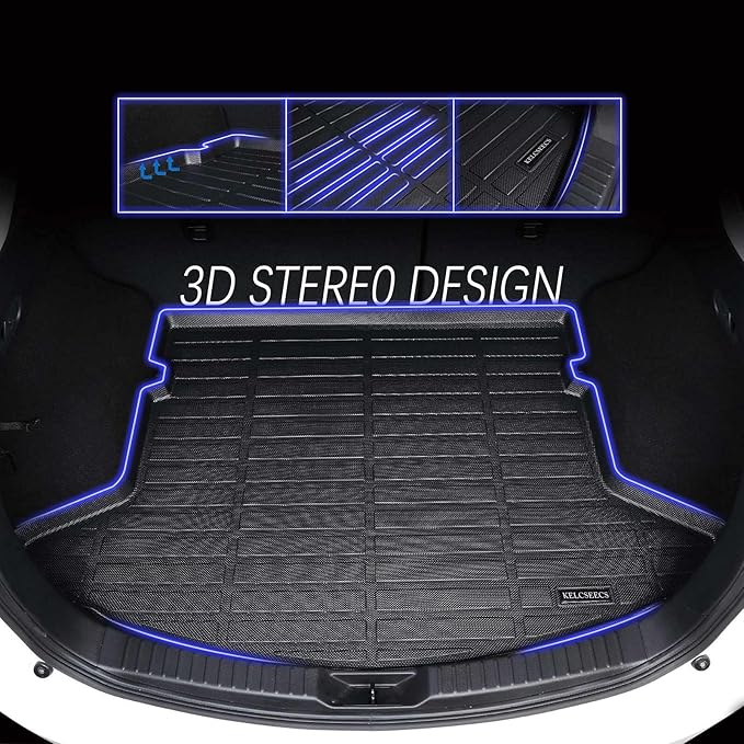 KELCSEECS Floor Mats & Cargo Liner for 2014 2015 2016 2017 2018 2019 Corolla only Sedan All Weather Car Mats Automotive Trunk Mat Corolla Floor Mats Accessories