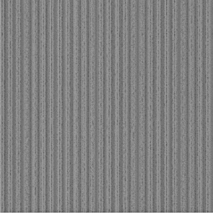 Ottomanson Mud Mat 2' x 2' Entryway Rug - Non-Slip Scraper Doormat for Muddy Paws, Dirt Trapping Indoor/Outdoor Mat for High-Traffic Areas, Kitchen, Garage, Patio, Gray