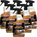 Weiman Leather Conditioner & Cleaner - Restores Surfaces, UV Protectants Help Prevent Cracking or Fading of Furniture, Sofa, Couch, Car Seats, Shoes, Purses, 6 Pack, 22 Oz