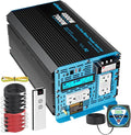 GIANDEL 4000W Pure Sine Wave Power Inverter 12V to 120V AC,7000W Surge,Compatible with All 12V Batteries,Dual Remote Control,UL Listed GFCI Outlets,FCC Approved for RV Campers Off-Grid Solar Systems