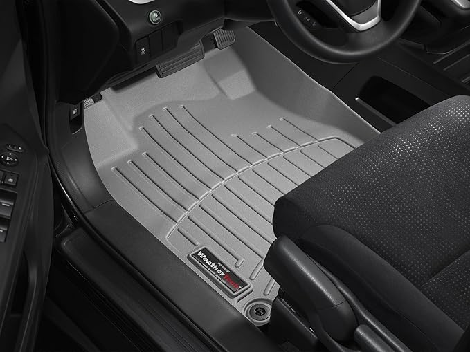 WeatherTech Custom Fit FloorLiners for Honda CR-V, CR-V Hybrid - 1st & 2nd Row (461780-1-2), Grey